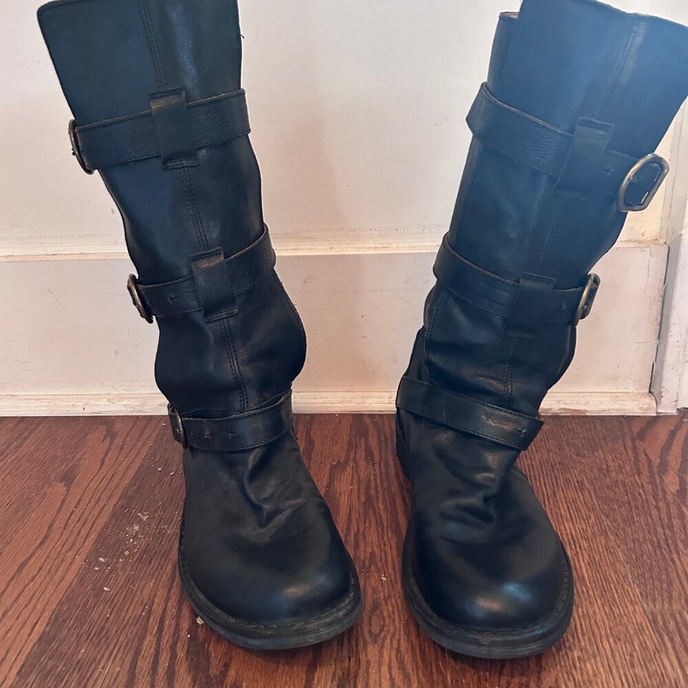 Fiorentini and Baker Black leather Boots